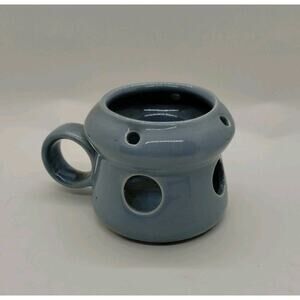 Vintage 1987 The Love Mug Inc. Tea Light Holder - No Glass Insert - Country Blue